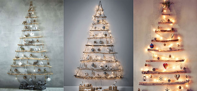 Làm cây thông Noel bằng đèn led đơn giản mà chất