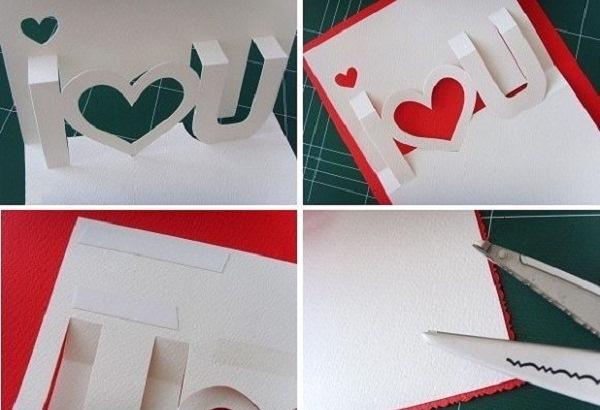 Cách làm thiệp Valentine 3D tặng người ấy cực yêu hình ảnh 3
