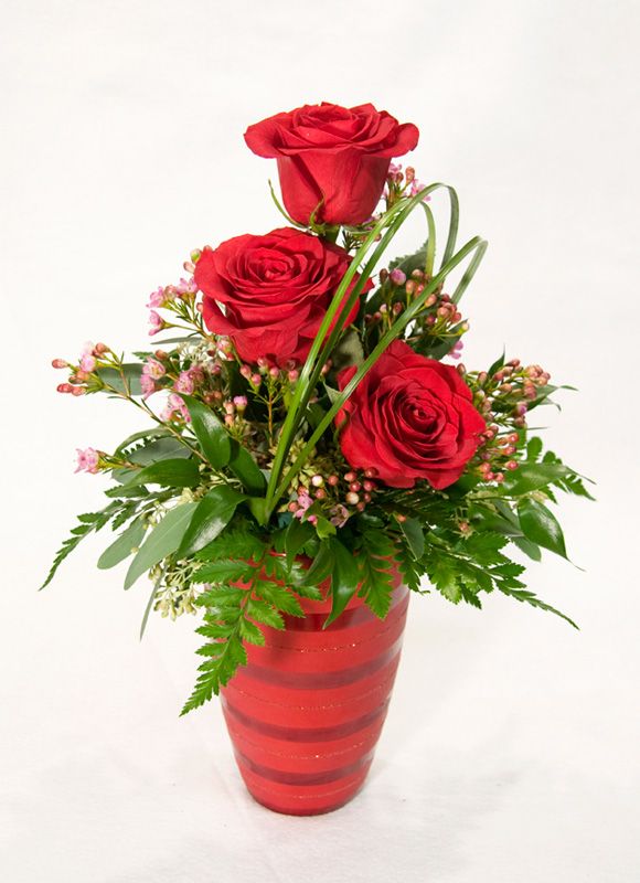 Cách cắm hoa hồng đỏ và hoa nhỏ đính kèm hình 10